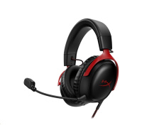 HyperX Cloud III BLK/RED GAM HEADSET - Sluchátka k PC