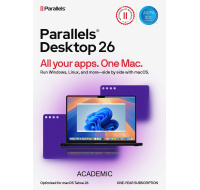 Parallels Desktop Academic Subscription 1 Year, EN/FR/DE/IT/ES/PL/CZ/PT
