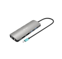 BAZAR - i-tec USB-C Metal Nano 2x HDMI Docking Station, PD 100W - Poškozený obal (Komplet)