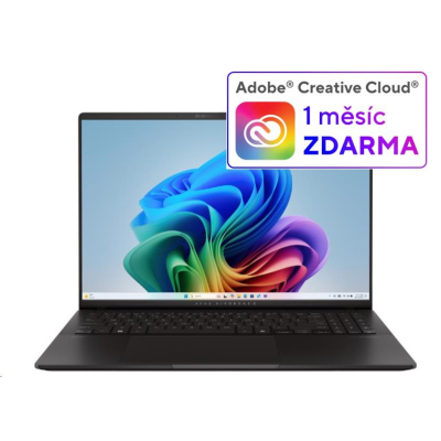 ASUS NTB Vivobook S 16 OLED (M5606KA-OLED045W), R7-AI-350, 16" 2880 x 1800, 16GB, 1TB SSD, Radeon, W11 Home, Black