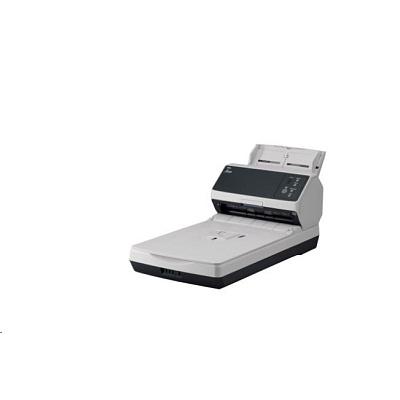 RICOH -poškozený obal- skener Fi-8250 A4, deska+průchod, 50ppm, 600dpi, LAN RJ45-1000, USB 3.2,ADF 100listů