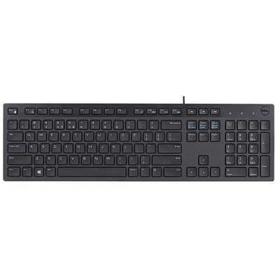 BAZAR - DELL Multimedia Keyboard-KB216 - US International (QWERTY) - Black (RTL BOX) - Poškozený obal (Komplet)