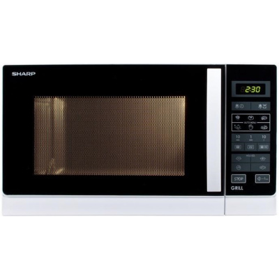 Sharp mikrovlnná trouba, 900 W / 1000 W, gril, bílá