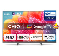 CHiQ L32FM9E TV 32", FHD, LED, metalická bezrámečková, Smart, Google TV, HDR, Chromecast