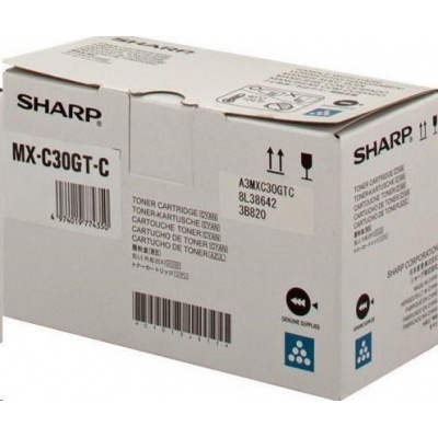 Sharp cartridge toner cyan (6.000 kópií) MX-C250FE, C300WE, C300PE