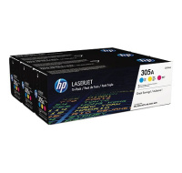 HP 305A CMY 3-pack LJ Toner Cart, CF370AM (2,600 / 2,600 / 2,600 pages)