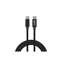 WG - Datový kabel Type-C na Type-C, 1 metr, černá