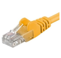 PremiumCord Patch kabel UTP RJ45-RJ45 CAT6 1,5m žlutá