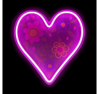 2Kids Toys LED NEON LIGHT lampička Srdce