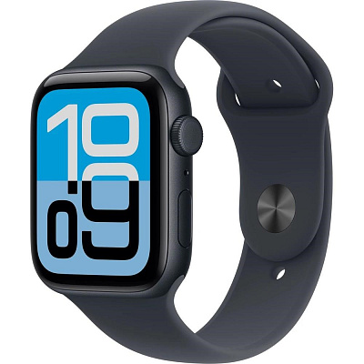 Apple Watch SE 3 GPS + Cellular 44mm Midnight Aluminium Case with Midnight Sport Band - S/M