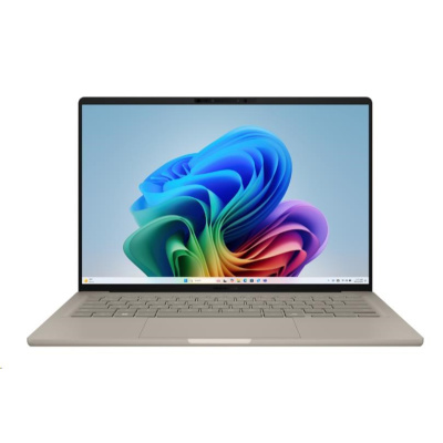 ASUS NTB Zenbook 14 (UX3407RA-OLED024X), X1E-78-100, 14" 1920 x 1200, 32GB, 1TB SSD, Adreno, W11 Pro, Beige