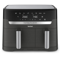 Tefal Dual Easy Fry & Grill 2v1 Horkovzdušná fritéza, Černá