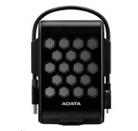 ADATA Externí HDD 2TB 2,5" USB 3.2, DashDrive™ Durable HD720, G-sensor, černý, (gumový, vodě/nárazu odolný)