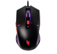 ACER drátová myš Nitro Gaming Mouse 100 (NMW100),7200dpi,6 tlačítek,125Hz,60 IPS,RGB,USB-A,Černá