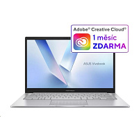 ASUS NTB Vivobook 14 (X1404VA-EB1759W), Core 5 120U, 15.6" 1920 x 1080, 16GB, 512GB SSD, Intel, W11 Home, Silver