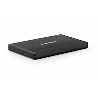 GEMBIRD externí box pro 2.5" zařízení, USB 3.0, broušený hliník, černá