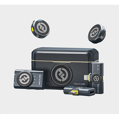 BAZAR - Hollyland Lark M2 Combo - Wireless Lavalier Microphone (Duo,ShineCharcoal) - Po opravě (Bez příšlušenství)