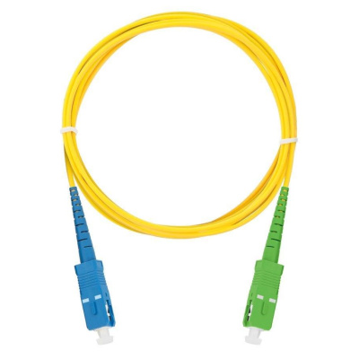 XtendLan simplexní patch kabel SM 9/125, OS2, SC-SC(APC), LS0H, 3m