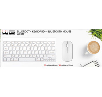 WG - Bluetooth klávesnice s myší / white