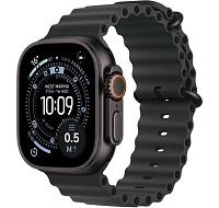 Apple Watch Ultra 3 GPS + Cellular 49mm Black Titanium Case with Black Ocean Band