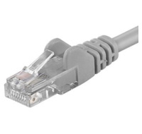 PremiumCord Patch kabel UTP RJ45-RJ45 CAT6 3m šedá