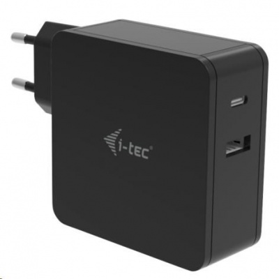 iTec USB-C CHARGER 60W + USB-A Port 12W