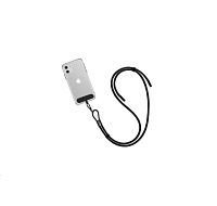 WG Crossbody strap s datovým kabelem Type C – Type C/1.7m/3A/60W/nylon braided/black