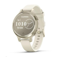 Garmin Lily® 2 Active, Lunar Gold / Bone Silicone Band