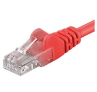 PremiumCord Patch kabel UTP RJ45-RJ45 CAT6 0.25m červená