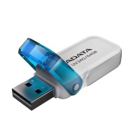 ADATA Flash Disk 64GB UV240, USB 2.0, bílá