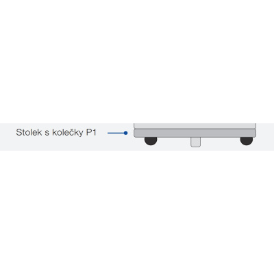 EPSON stolek s kolečky P1 (Caster Table-P1)