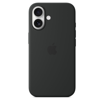 APPLE iPhone 16 Silicone Case with MagSafe - Black