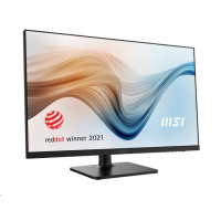 MSI LCD Modern MD272XP, 27", 1920 x 1080, IPS, 100Hz, 1ms, VESA 75x75, Black