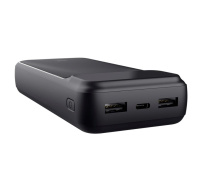 TRUST Powerbanka Avala, 20000 mAh, 1xUSB-C + 2xUSB, černá