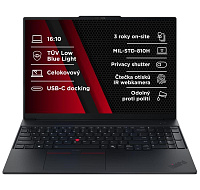 LENOVO NTB ThinkPad E16 AMD G3 - Ryzen5 220,16" WUXGA,16GB,512SSD,FHD+IRcam,W11P