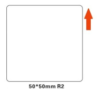 BAZAR - Niimbot štítky R 50x50mm 150ks White pro B21, B21S, B3S, B1 - Poškozený obal (Komplet)