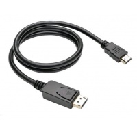 C-TECH kabel DisplayPort/HDMI, 2m, černý