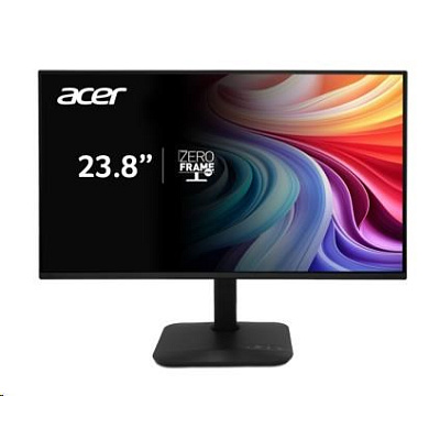 ACER LCD KA242YP6bip 60cm 23.8'' FHD ZeroFrame IPS 144Hz 16:9 1ms(VRB) 250nits HDMI DP FreeSync EU MPRII Black H.cable x