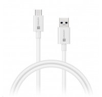 CONNECT IT Wirez USB-C (Type C) -> USB-A, USB 3.1 Gen 1, bílá, 2 m