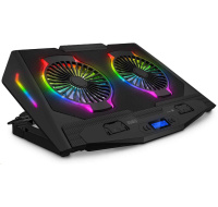 CONNECT IT NEO RGB chladicí podložka pod notebook, černá