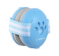 LAMAX BabyMuffs1 Blue - protihluková dětská sluchátka