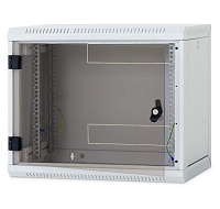 BAZAR - TRITON 19" jednodílný rozvaděč 12U/500mm, odnímatelné boční kryty, černý - rozbité sklo, škrábanec