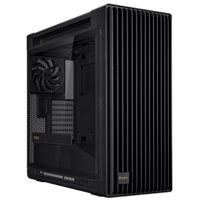 BAZAR - ASUS case PROART PA602 TG ARGB BLACK, Mid Tower, průhledná bočnice, černá - Poškozený obal (Komplet)