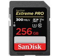 SanDisk SDHC karta 256GB Extreme PRO (300 MB/s, Class 10, UHS-II U3 V90)