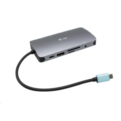iTec USB-C Metal Nano Dock HDMI/VGA with LAN + Power Delivery 100 W