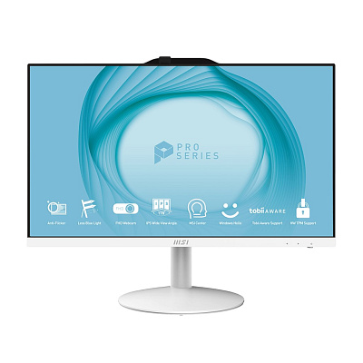 MSI AIO PRO AP242P 14M-1206EU, Intel Pentium G7400, 23.8 FHD, Anti-Glare, 8GB, 128GB SSD, N/A, W11 Pro, White
