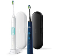 Philips Sonicare HX6851/34 elektrický zubní kartáček, sonický, 3 režimy, časovač, bílá a námořnická modrá