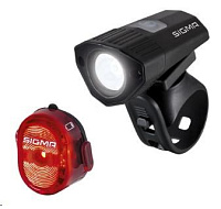BAZAR - Sigma světlo na kolo BUSTER 100 + NUGGET II. - Po opravě (Komplet)