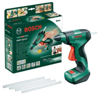 Bosch PKP 3.6 LI akumulátorová lepicí pistole, 2 g/min, 170 °C, mikro USB nabíječka