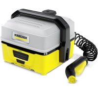 Karcher OC 3 outdoorová myčka, přenosná, tlaková, 120 l/h, 5 bar, vodní filtr, akumulátorový pohon